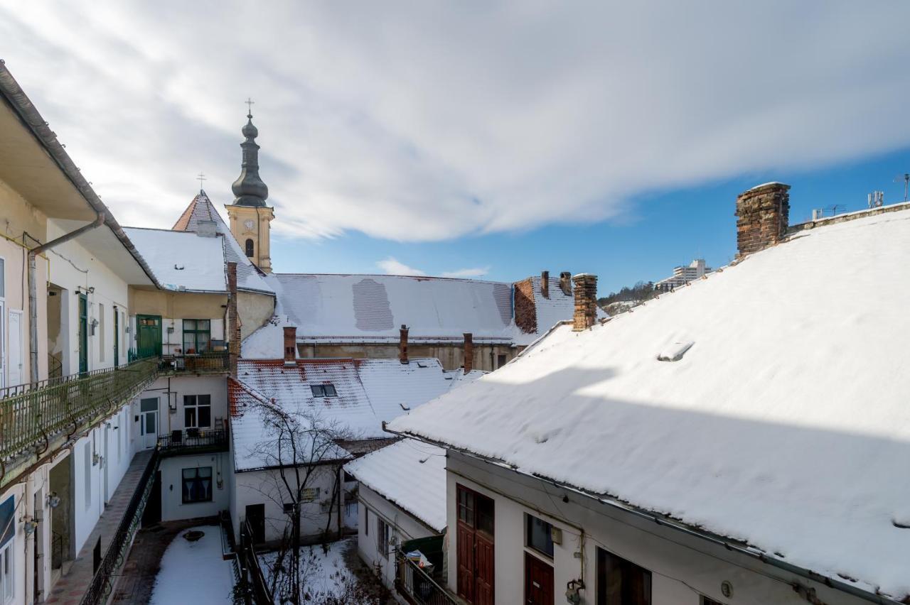 Cluj Aparthotel Exteriör bild